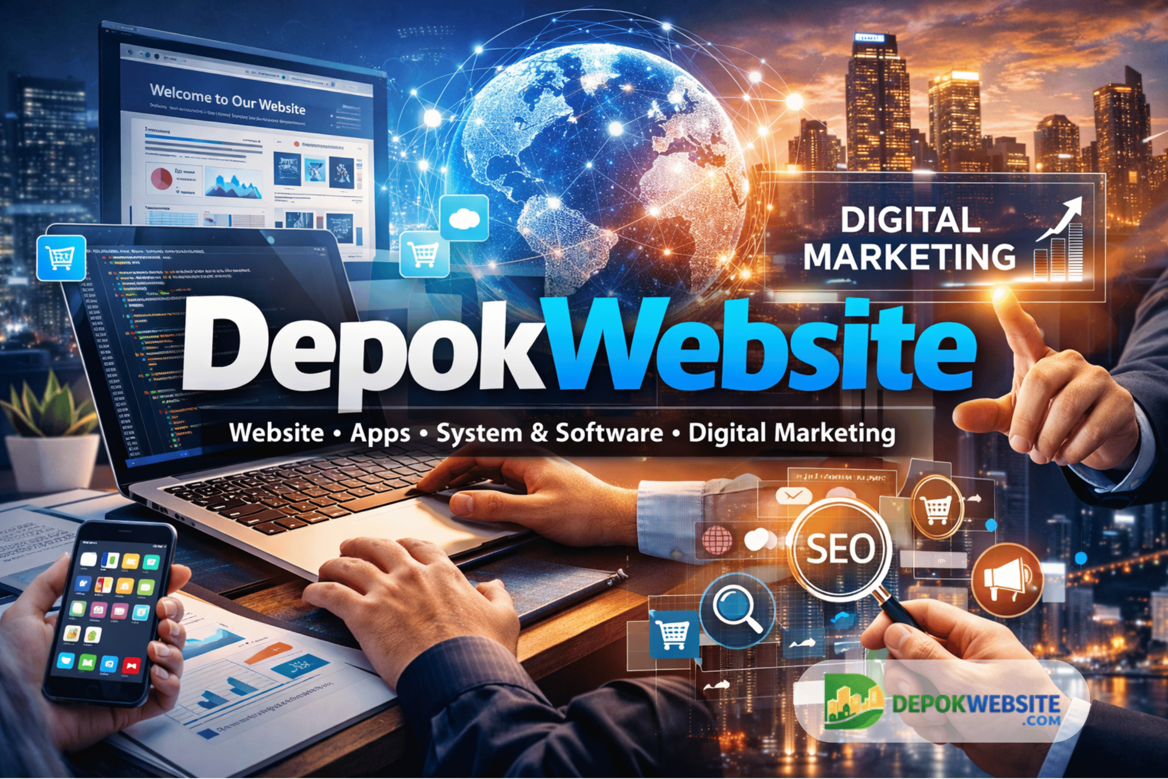 Website Custom vs Template untuk Bisnis Depok