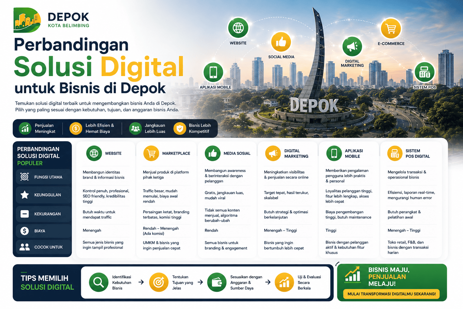 CRM, ERP, dan POS Dibutuhkan Bisnis Depok?